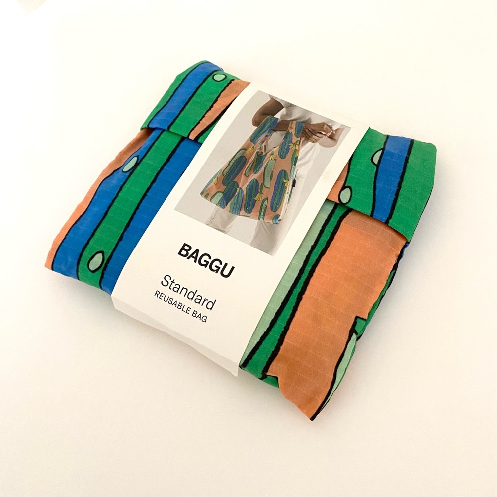 BAGGU • Standard Reusable Bag in Cucumbers